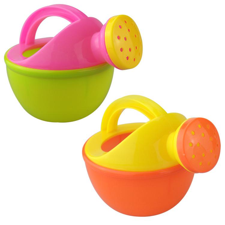 Baby Bath Toy Plastic Watering Can Watering Pot Beach Toy Play Sand Toy Gift for Kids Random Color